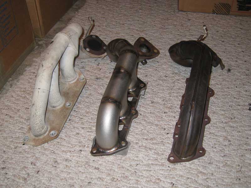 awe-tuning, srm, Audi B5 S4 exhaust manifolds