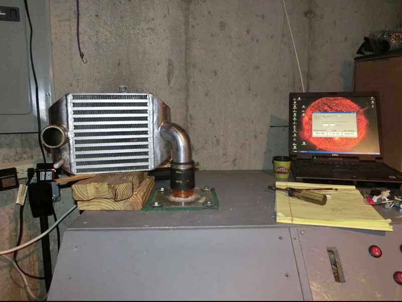 Picture of XS Power SMIC on flow bench